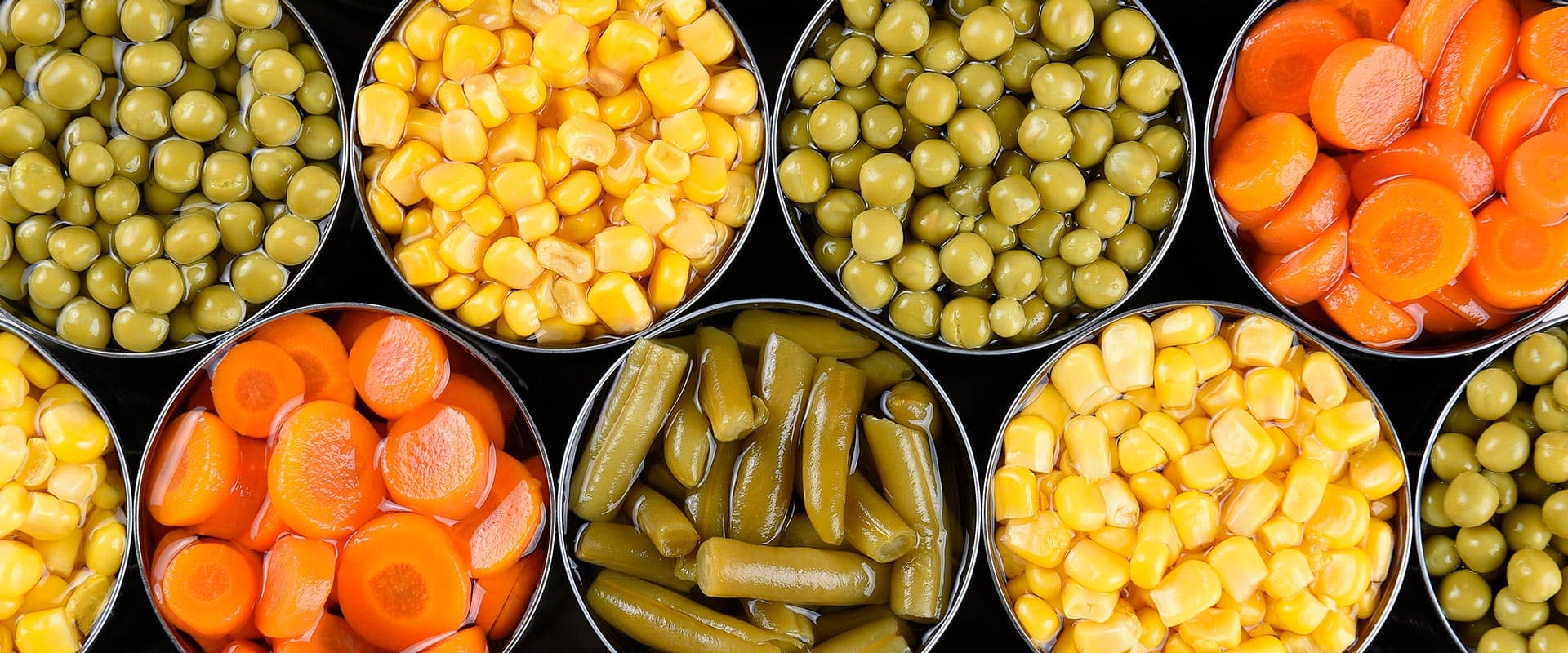 verduras en lata