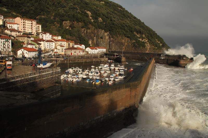 olas en puerto cambio climatico