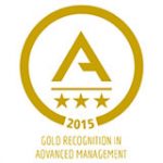 logo-gold-recognition-advanced-managment-acreditacion-certificado-sobre-azti